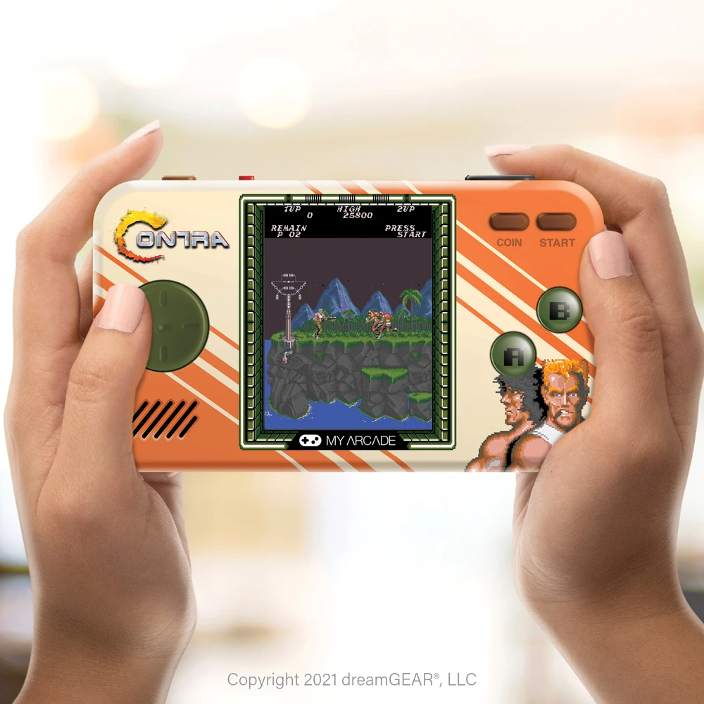 MY ARCADE Pocket Player ,,Contra" nešiojama žaidimų konsolė (Premium versija)