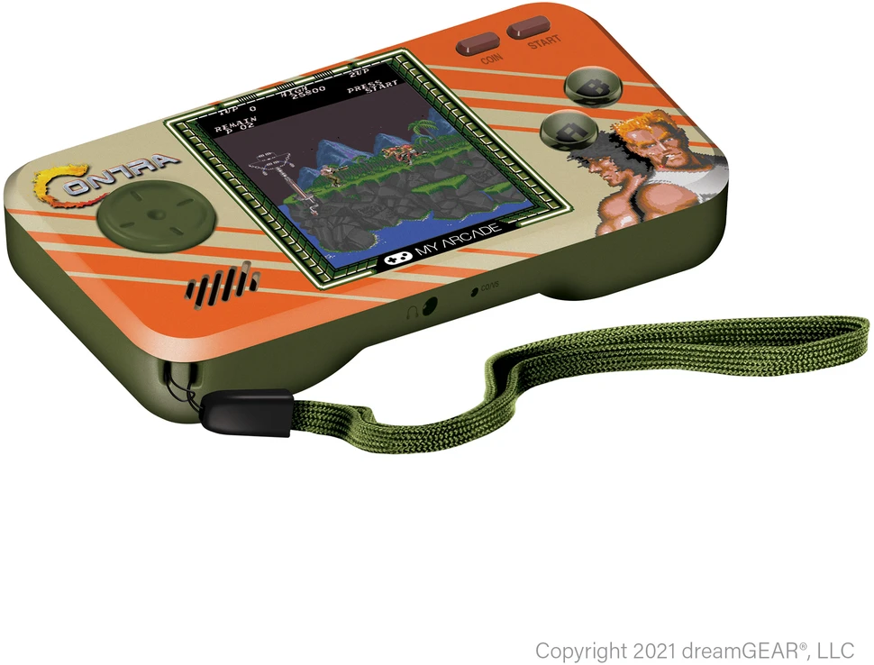 MY ARCADE Pocket Player ,,Contra" nešiojama žaidimų konsolė (Premium versija)