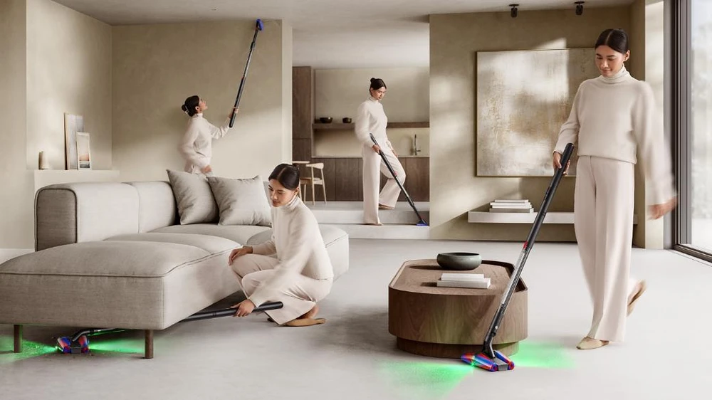 Kompaktiškiausias dulkių siurblys Dyson PencilVac Fluffycones
