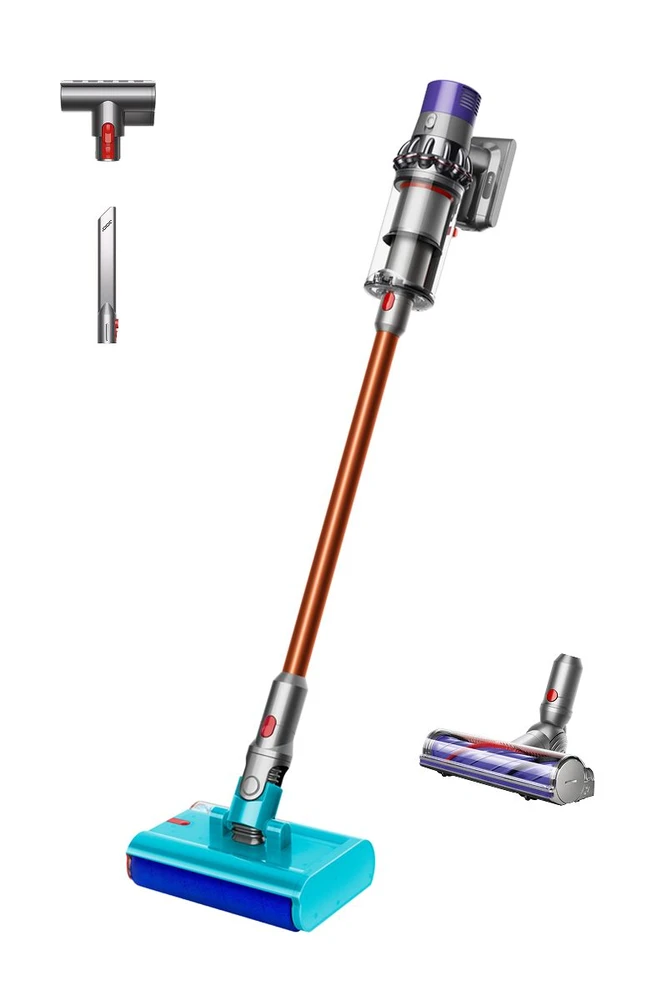Dyson V10 Submarine 2-in-1 Laidinė Dulkių Siurblys Baterijomis Sausas & Šlapias Be Maišelio 0.76 L Varis, Pilkas