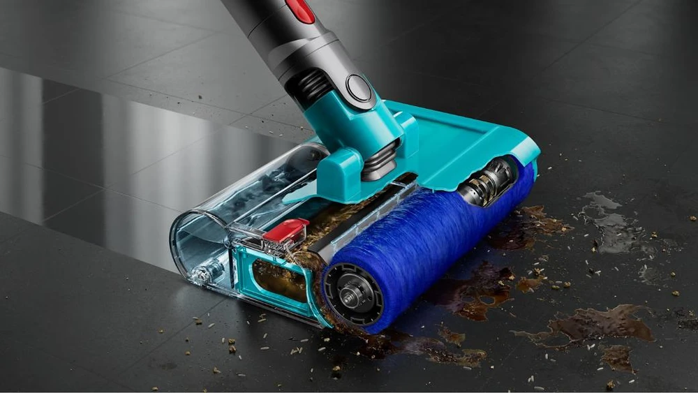 Dyson V10 Submarine 2-in-1 Laidinė Dulkių Siurblys Baterijomis Sausas & Šlapias Be Maišelio 0.76 L Varis, Pilkas