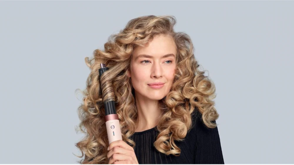 DYSON HS09 AIRWRAP Co-anda2x plaukų formavimo prietaisas, red velvet/gold