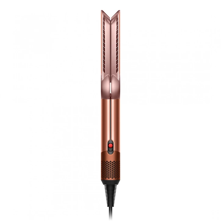 Plaukų džiovintuvas-tiesinimo žnyplės Dyson Airstrait HT01, Amber silk/Pink Champange spalvos