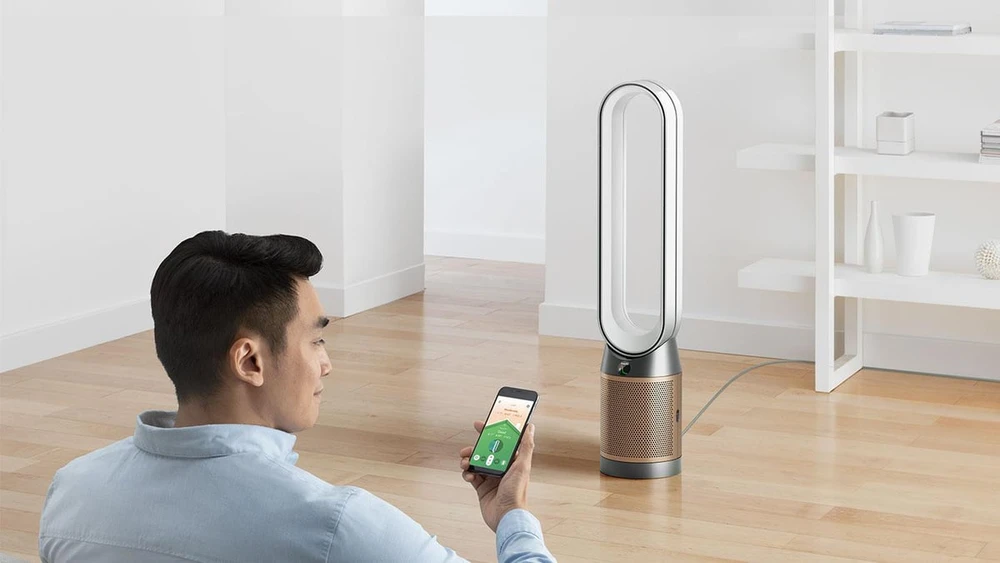 Oro valytuvas Dyson Purifier Cool Formaldehyde TP09, Baltos ir aukso spalvos