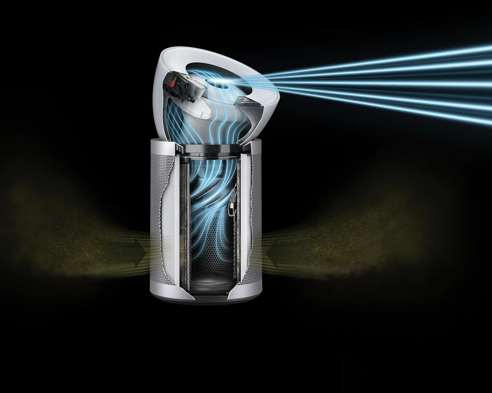 Dyson Purifier Big+Quiet - ventiliatorius, oro valytuvas BP02, pilkos spalvos