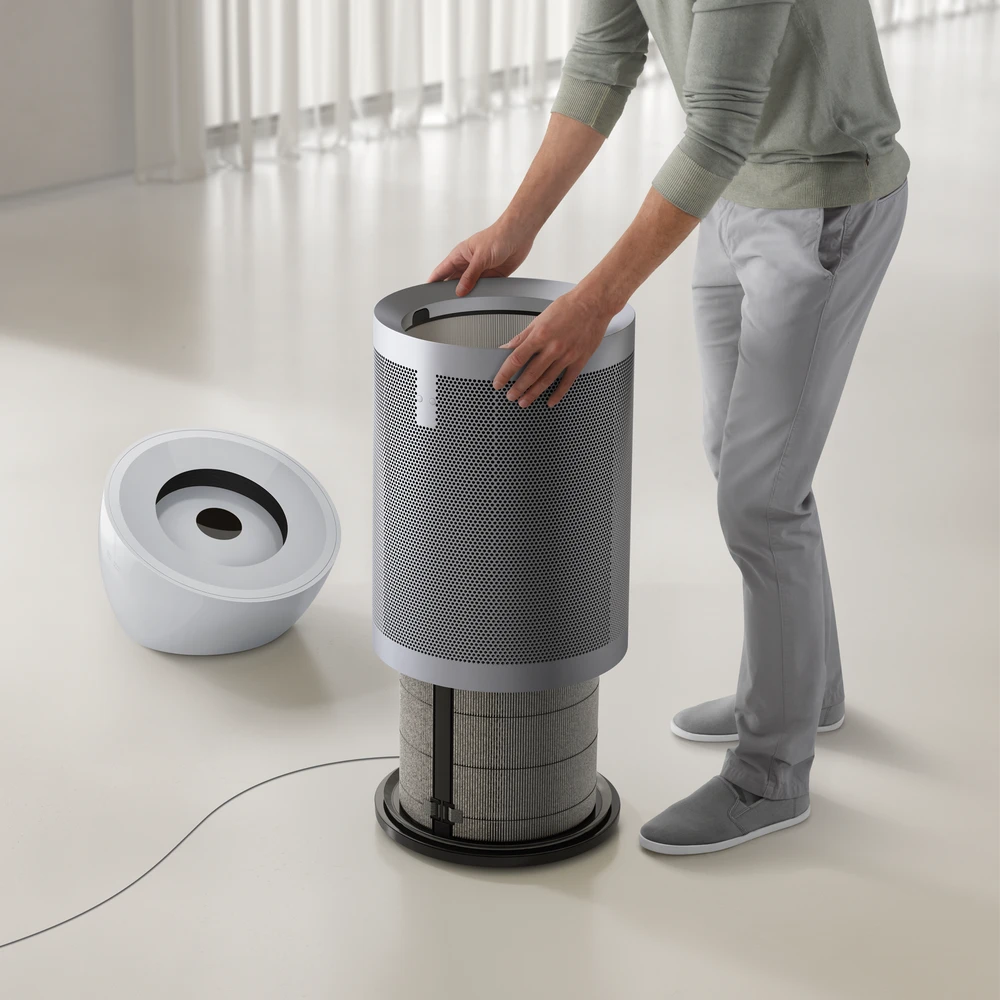 Dyson Purifier Big+Quiet - ventiliatorius, oro valytuvas BP02, pilkos spalvos