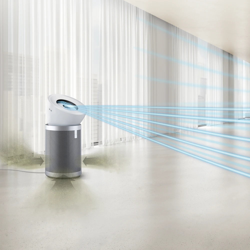 Dyson Purifier Big+Quiet - ventiliatorius, oro valytuvas BP02, pilkos spalvos