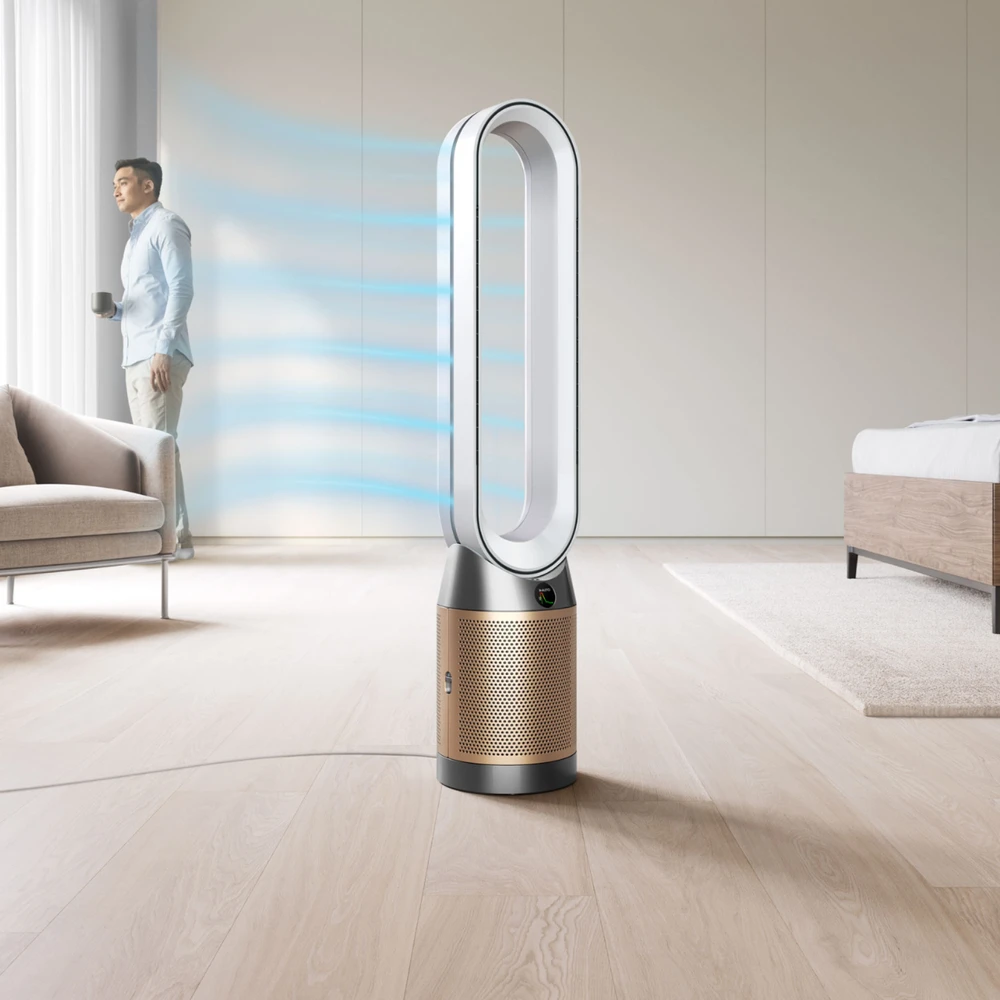 Oro valytuvas Dyson Purifier Cool TP12, Baltos ir aukso spalvos