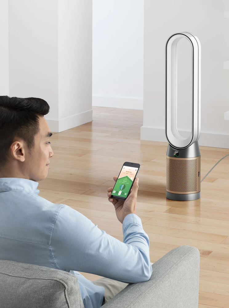 Oro valytuvas Dyson Purifier Cool TP12, Baltos ir aukso spalvos