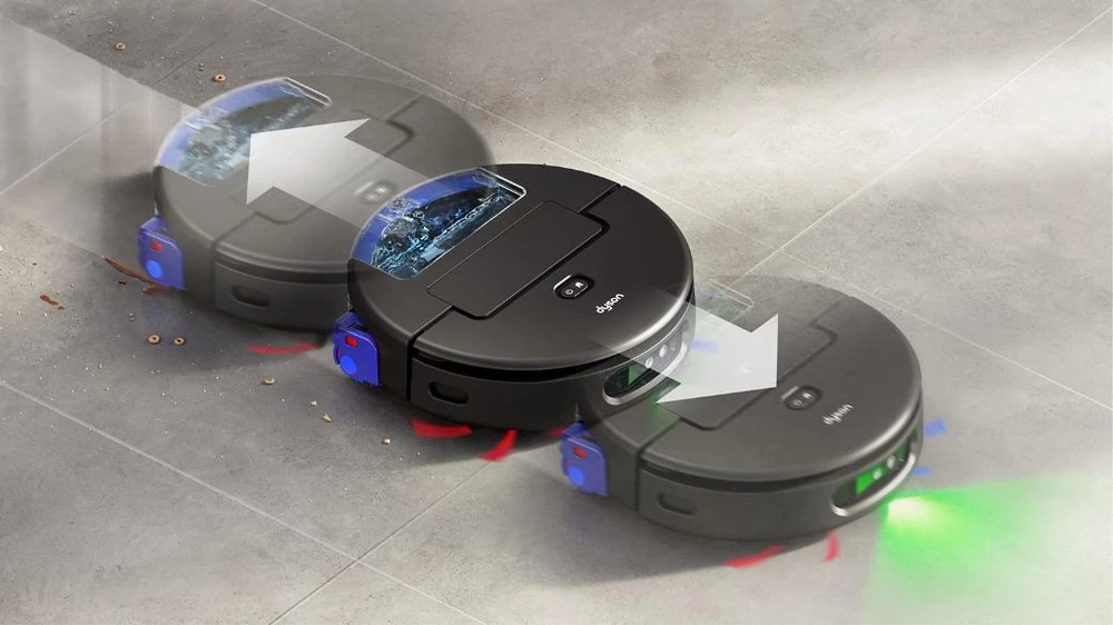 „Dyson Spot+Scrub™ Ai“ drėgnojo ir sausojo valymo dulkių siurblys robotas