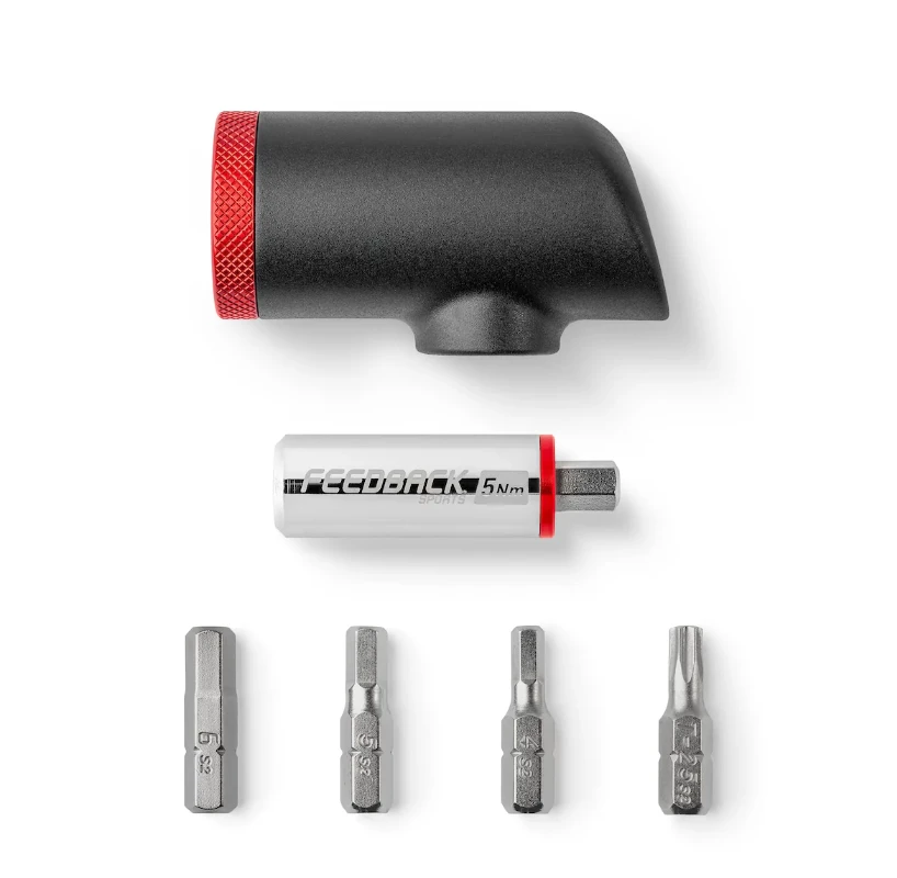 FEEDBACK SPORTS Reflex Fixed sukimo momento įrankis (Bit Storage + 5Nm Torque)