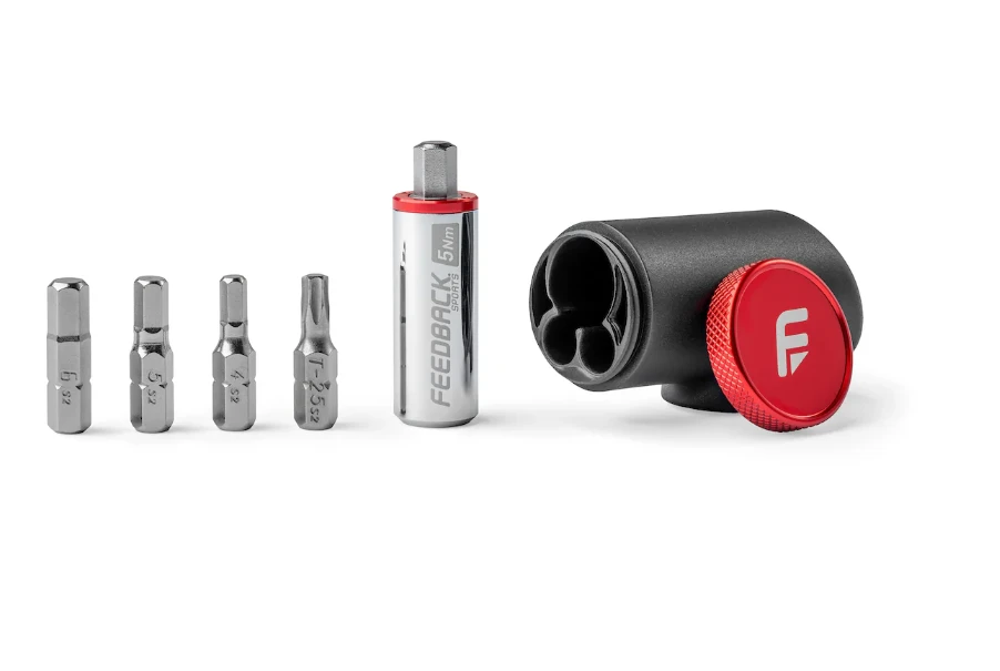 FEEDBACK SPORTS Reflex Fixed sukimo momento įrankis (Bit Storage + 5Nm Torque)