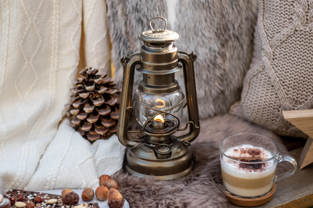 Žibintas Feuerhand Hurricane Lantern 276 - Bronze