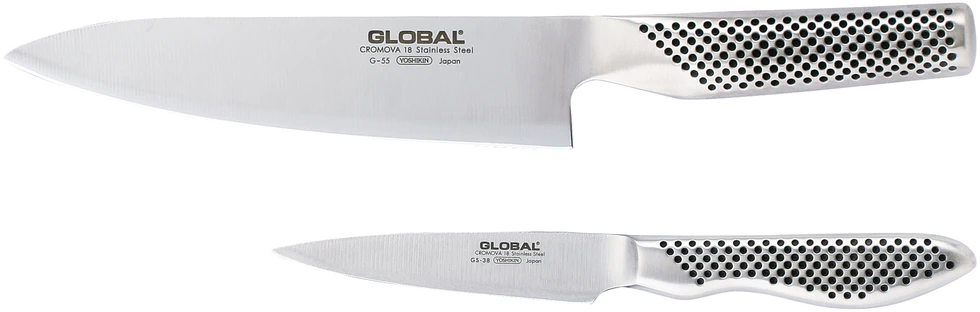 GLOBAL G-5538 Peilių rinkinys 2 vnt. (G-55, GS-38)