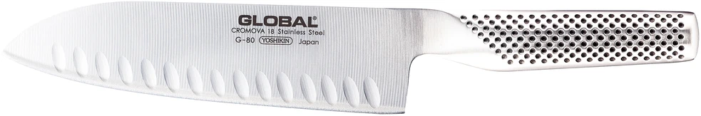 GLOBAL G-80 Santoku peilis, 18 cm