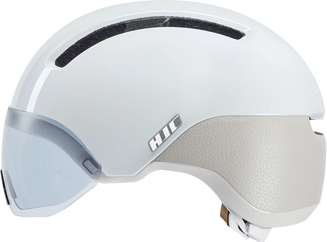 HJC CALIDO PLUS Baltas, Pilkas Cycling Helmet, PEARL Baltas Pilkas, Size S