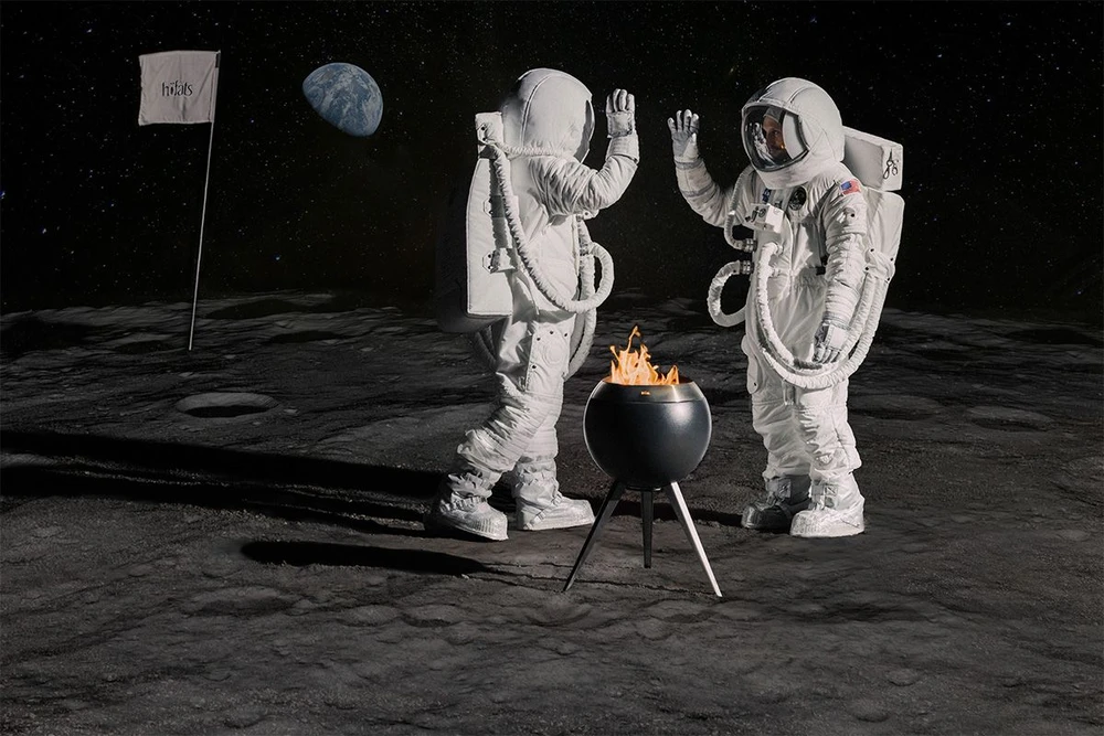 HOFATS MOON BOWL 45 grilis su aukštu laikikliu