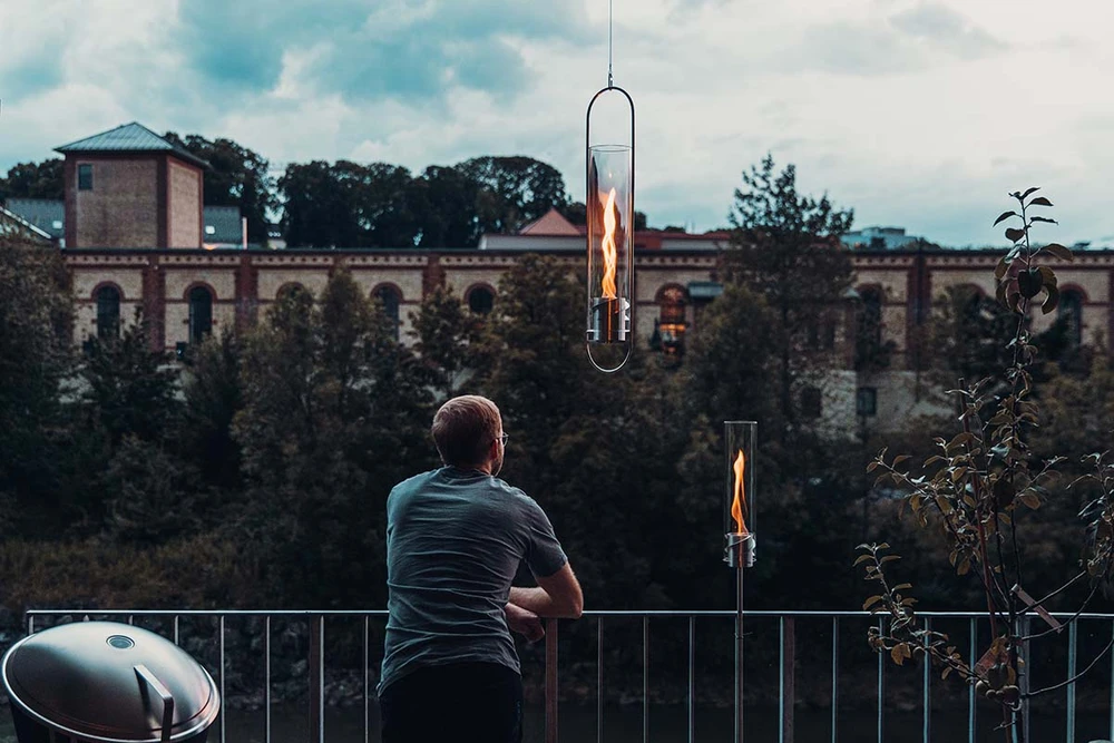 HOFATS SPIN 120 kabantis laikiklis, sidabro