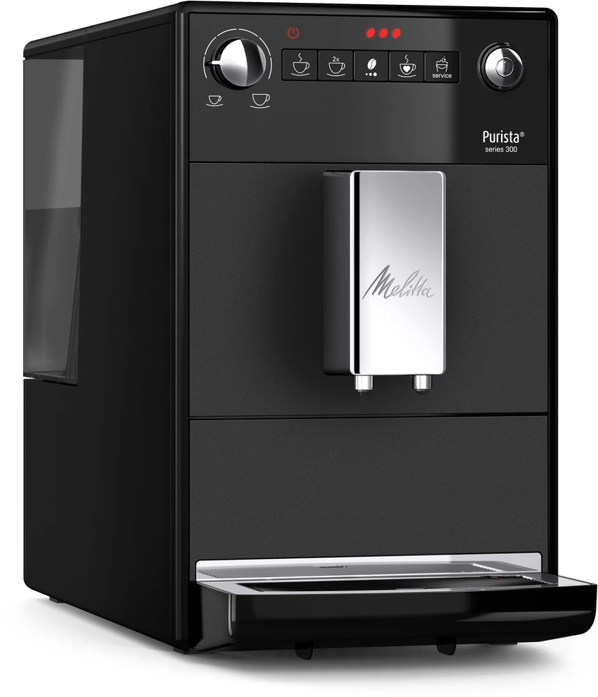 Kavos aparatas Melitta F230-104 PURISTA automatinis, Juodos spalvos