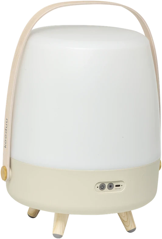 Nešiojama garso kolonėlė su apšvietimu Sound by JBL Kooduu Lite-up PLAY 2.0, spalva: smėlio