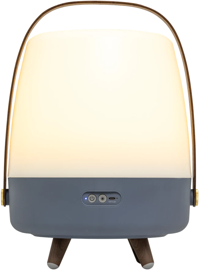 Nešiojama garso kolonėlė su apšvietimu Sound by JBL Kooduu Lite-up PLAY 2.0, spalva: mėlyna