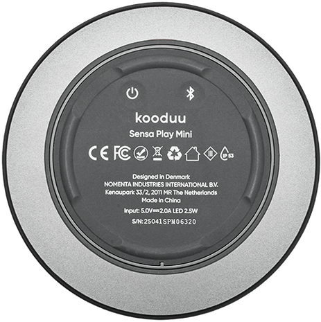 Kooduu SOUND BY JBL Sensa Play Mini kolonėlė/šviestuvas su JBL garso sistema, Anthracite