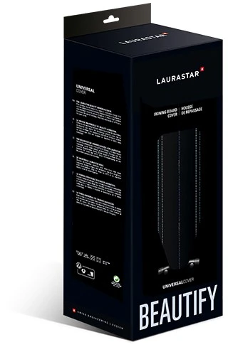 LAURASTAR UNIVERSALCOVER SMART užvalkalas, juodas su linijomis