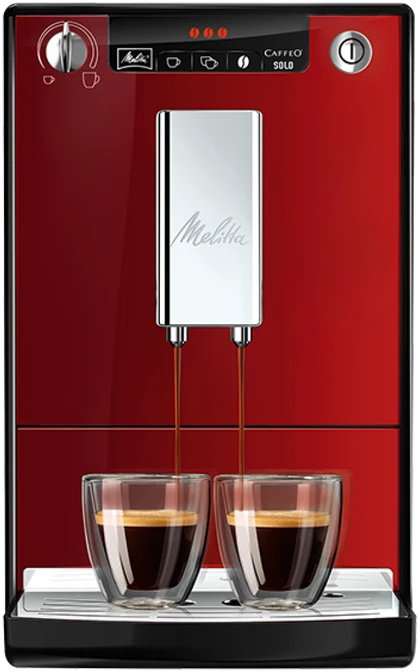Kavos aparatas Melitta E950-104 Solo raudona espresso