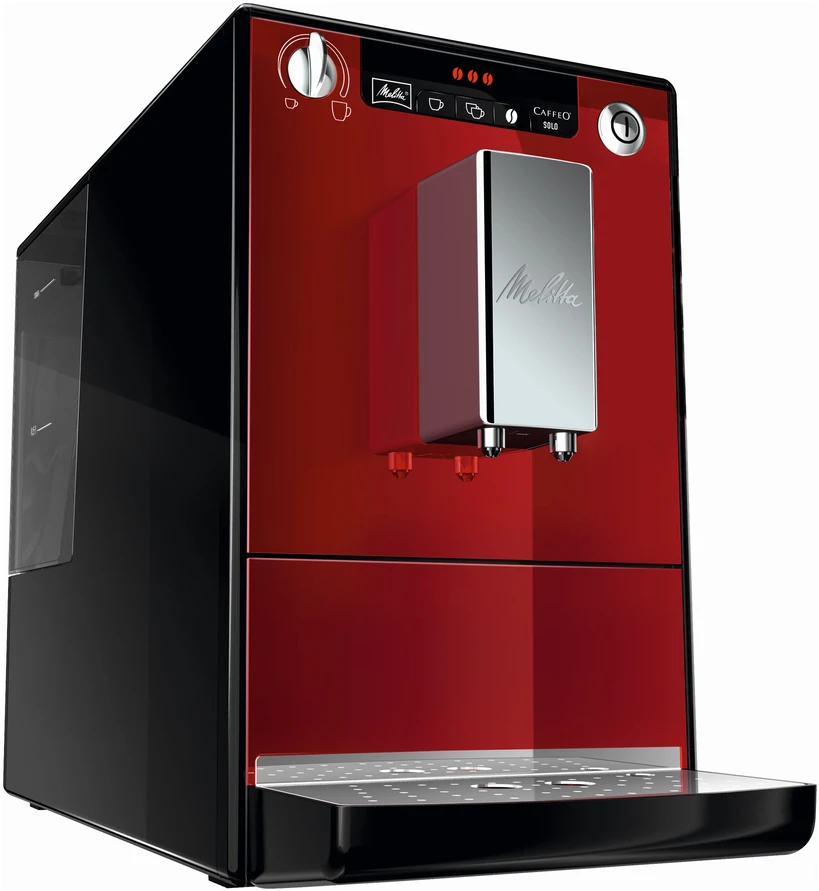 Kavos aparatas Melitta E950-104 Solo raudona espresso