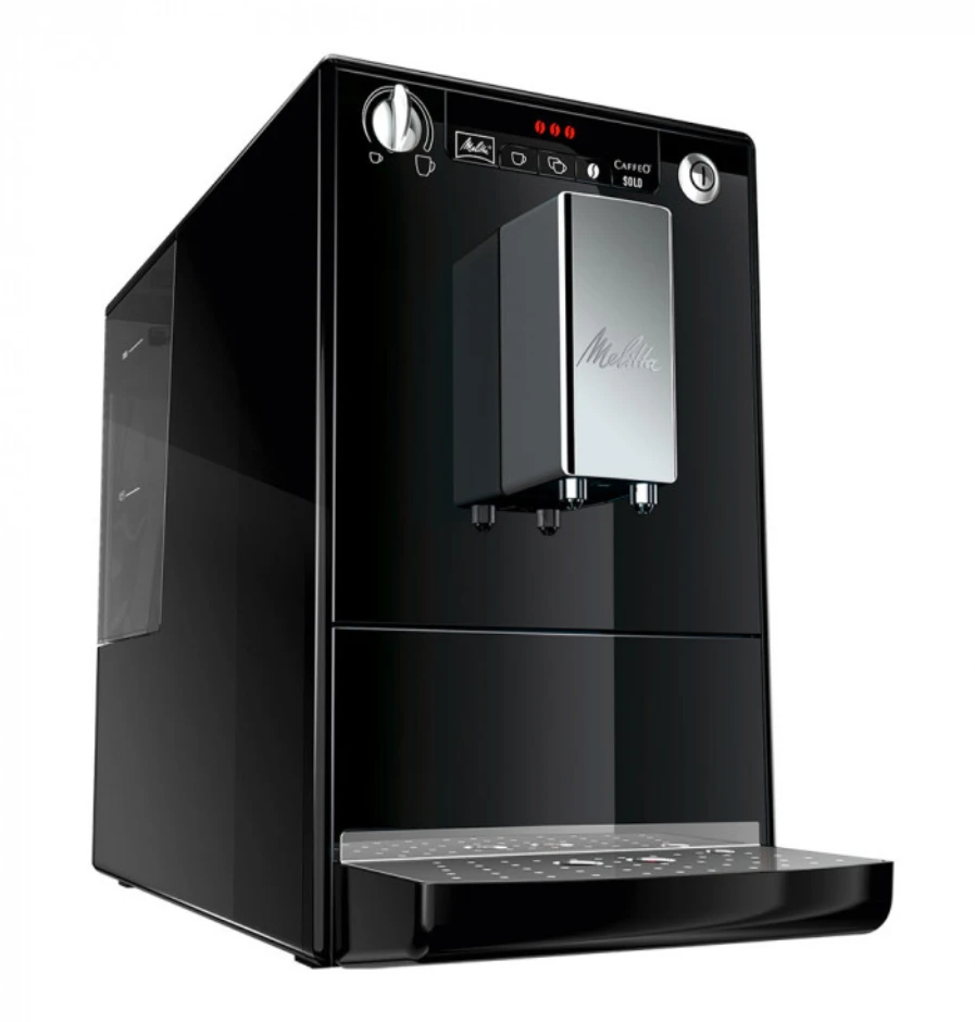 MELITTA automatinis kavos aparatas E950-101 solo, juoda-sidabro spalva