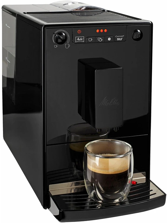 Melitta Automatinis Kavos Aparatas E950-222 Caffeo Solo pure, Juodos spalvos