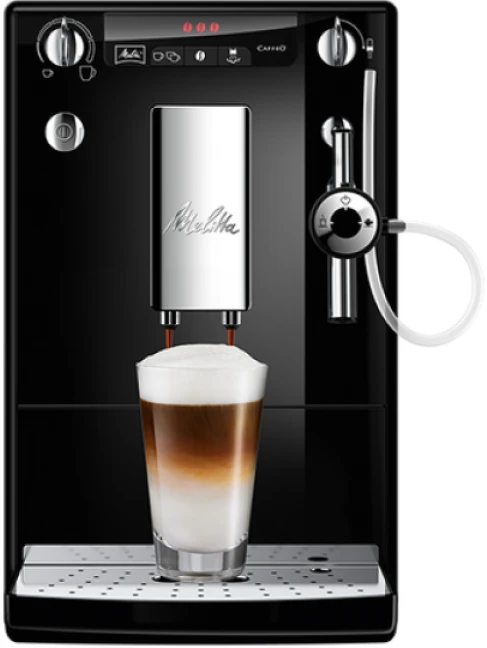 Kavos aparatas Melitta E957-101 Slėgis 15 bar, Su pieno plakikliu, Automatinis, 1400 W, Juodas
