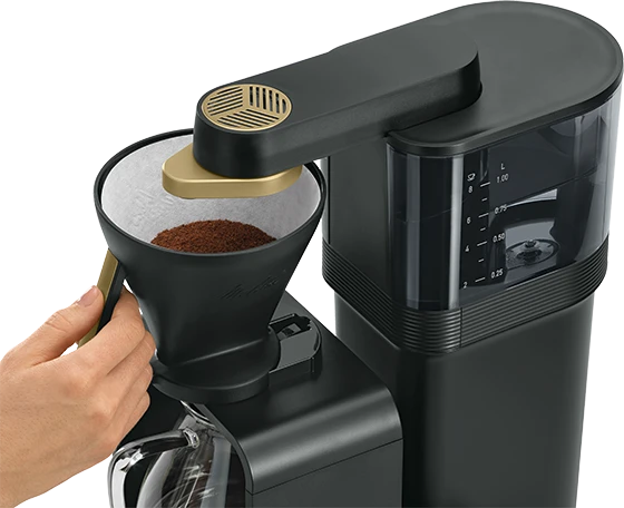 Melitta - EPOUR Juodas-Gold - Filtruotas kavos aparatas
