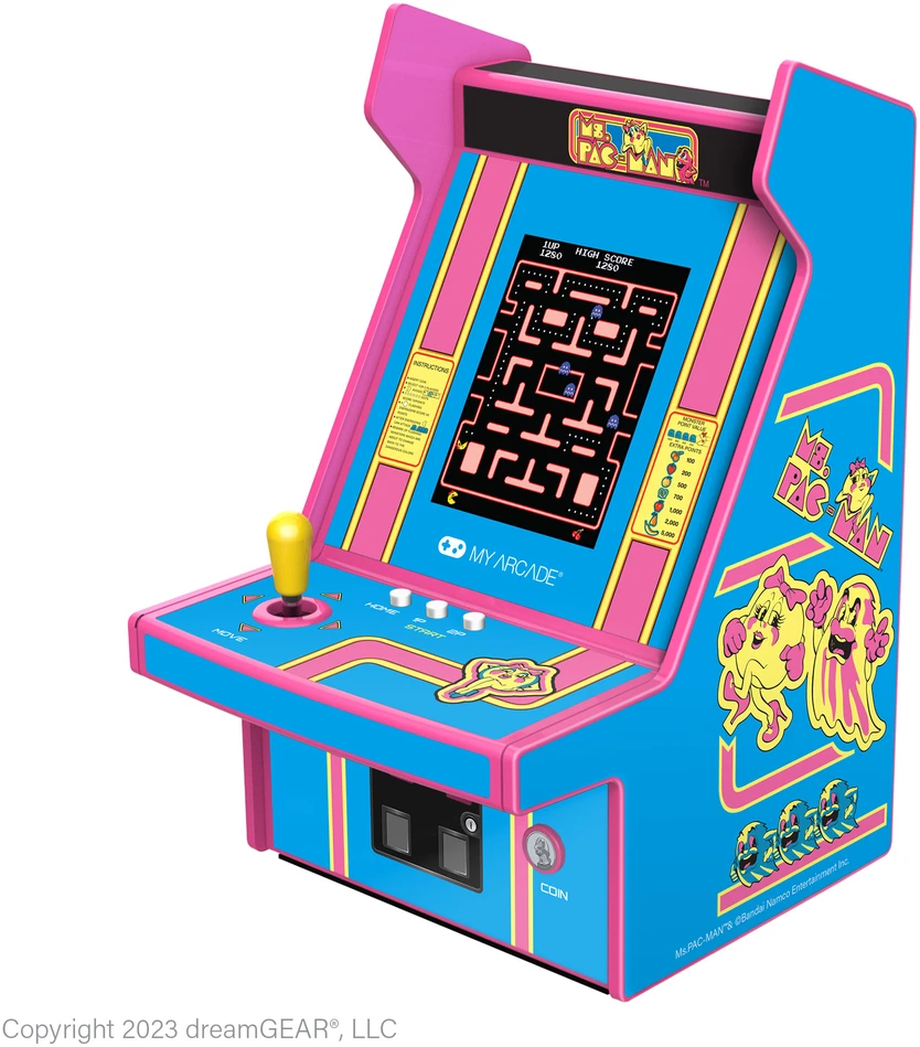 MY ARCADE Žaidimų Konsolė Pro Ms Pacman 6,75"