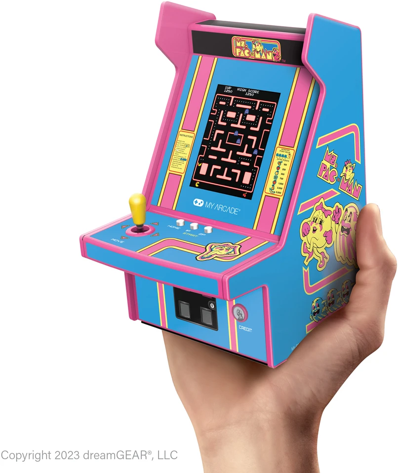 MY ARCADE Žaidimų Konsolė Pro Ms Pacman 6,75"