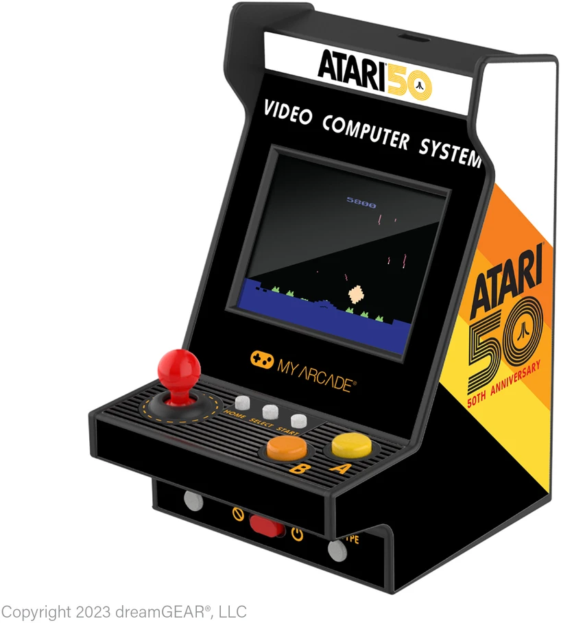 Dreamgear MY ARCADE Mano žaidimų automatų nano grotuvas Atari 75 žaidimai 4,5 colio