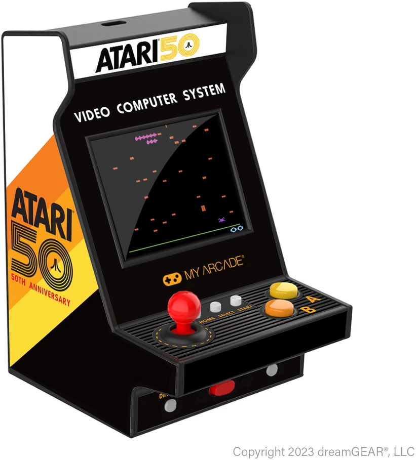 Dreamgear MY ARCADE Mano žaidimų automatų nano grotuvas Atari 75 žaidimai 4,5 colio
