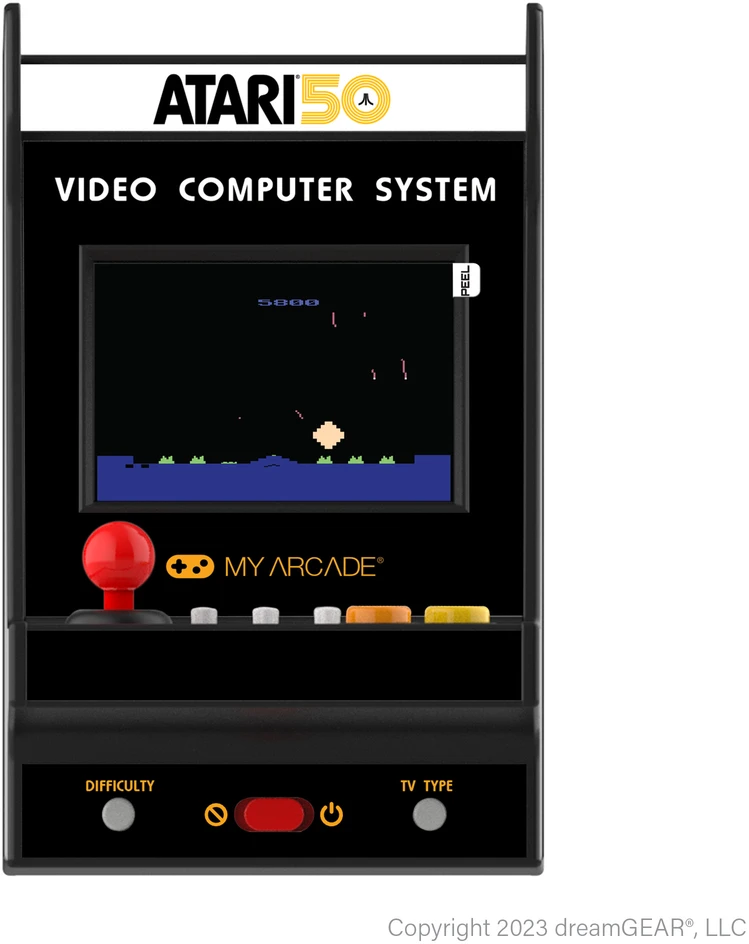 Dreamgear MY ARCADE Mano žaidimų automatų nano grotuvas Atari 75 žaidimai 4,5 colio