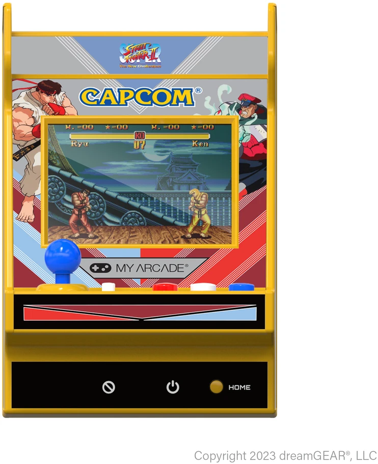 Dreamgear MY ARCADE Mano Arcade Nano Player Pro Super Street Fighter 2 2 Žaidimai