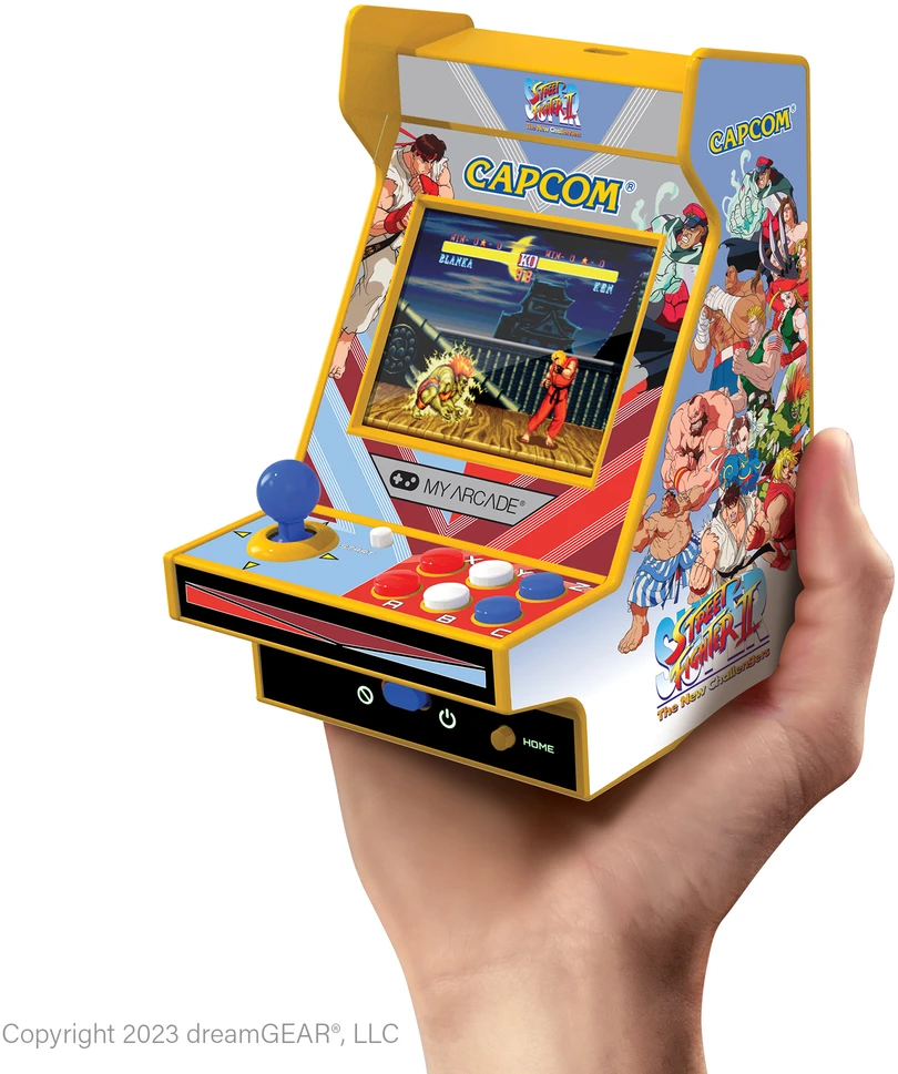 Dreamgear MY ARCADE Mano Arcade Nano Player Pro Super Street Fighter 2 2 Žaidimai