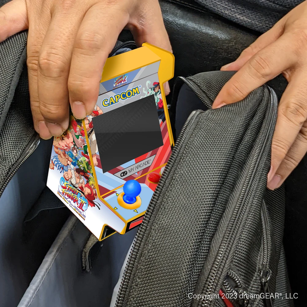 Dreamgear MY ARCADE Mano Arcade Nano Player Pro Super Street Fighter 2 2 Žaidimai