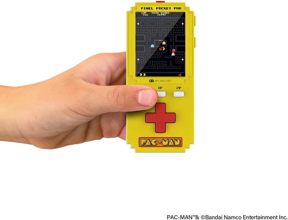 My Pac-Man Pixel Pocket Pro nešiojama žaidimų konsolė