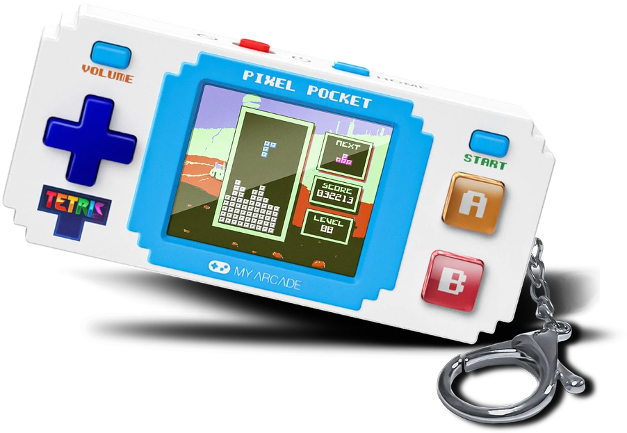Dreamgear MY ARCADE PIXEL POCKET TETRIS MINI nešiojama žaidimų konsolė