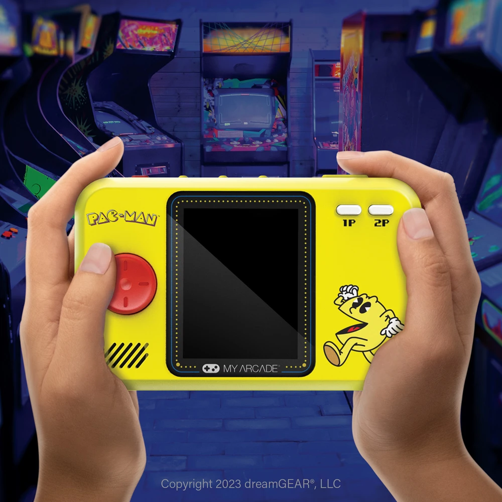 MY ARCADE Mano arkadinis kišeninis žaidėjas Pacman 3 žaidimai