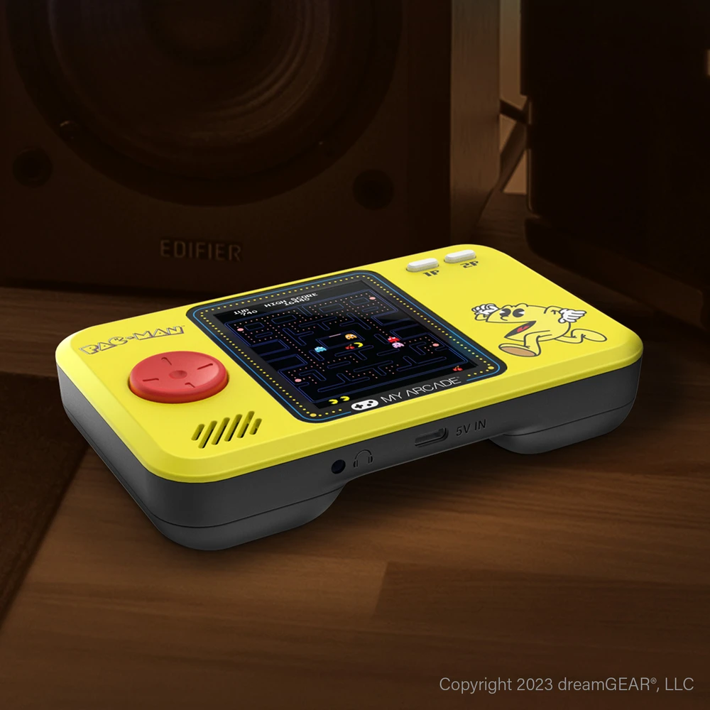 MY ARCADE Mano arkadinis kišeninis žaidėjas Pacman 3 žaidimai