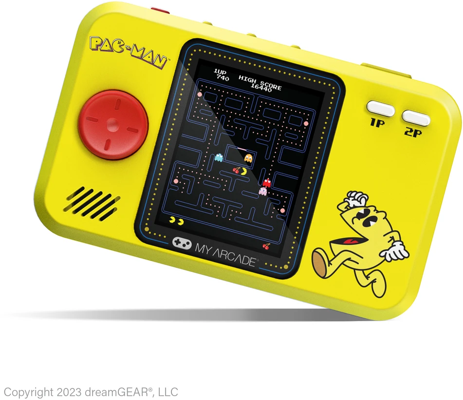 MY ARCADE Mano arkadinis kišeninis žaidėjas Pacman 3 žaidimai