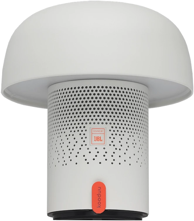 Nešiojama garso kolonėlė su apšvietimu Sound by JBL Kooduu Sensa PLAY, spalva: balta