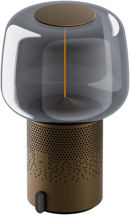 Sound By Jbl Nešiojama garso kolonėlė su apšvietimu Kooduu Serena Play, spalva: bronzos