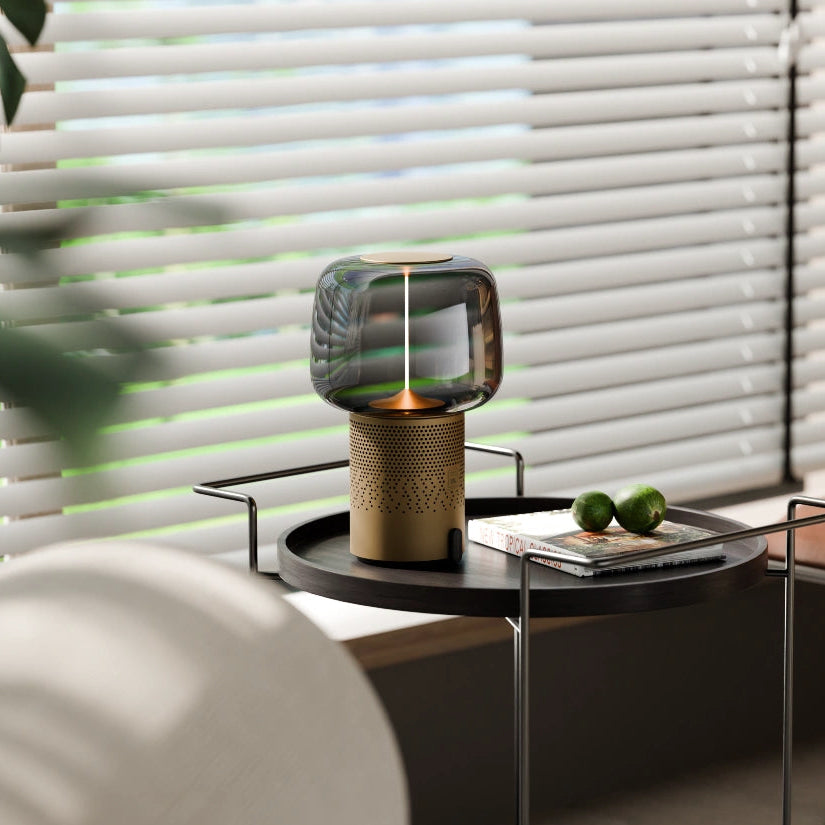 Sound By Jbl Nešiojama garso kolonėlė su apšvietimu Kooduu Serena Play, spalva: bronzos