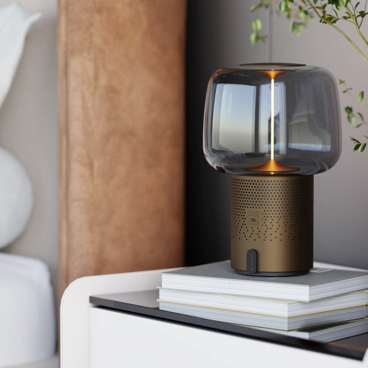 Sound By Jbl Nešiojama garso kolonėlė su apšvietimu Kooduu Serena Play, spalva: bronzos